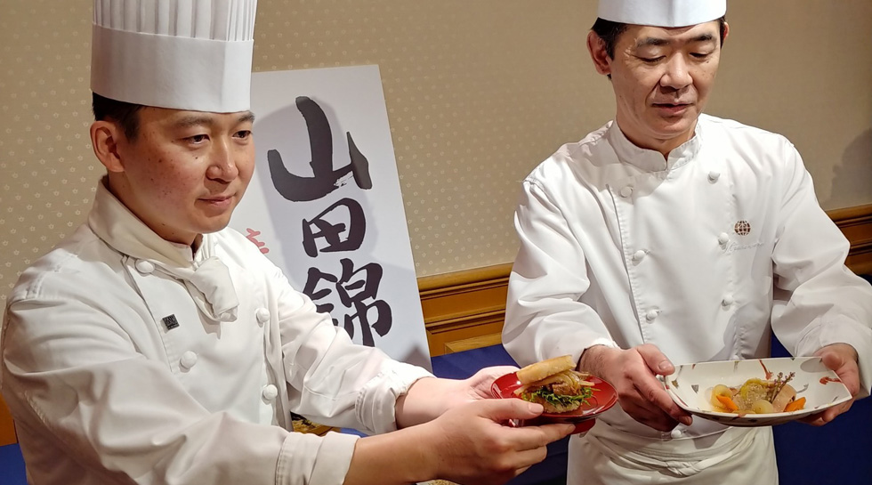 テレビでも紹介！酒米の王様「山田錦」を主食にすべくラスイートグループのシェフが新メニューを考案